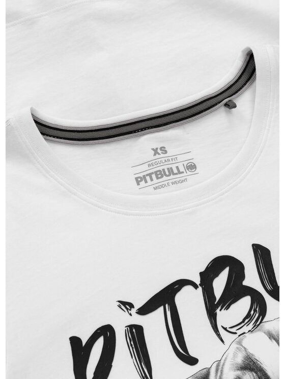 PITBULL PITBULL T-Shirt Koszulka damska PUPPY II XL Biały Regular Fit