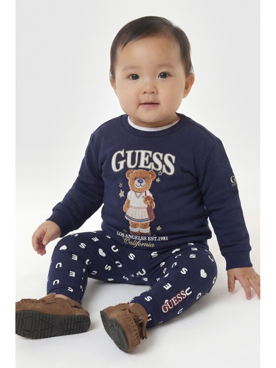 Guess Kids Guess Kids Sweter 183739 Niebieski Classic Fit