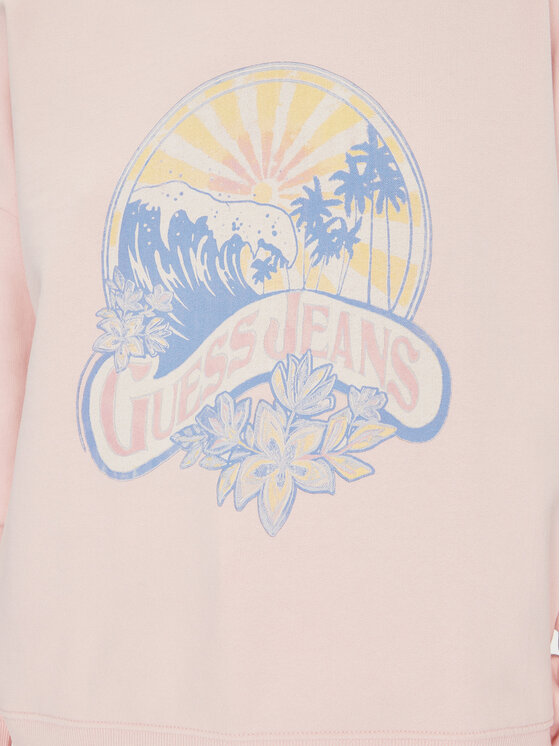 Guess Guess Sweatshirt W5GQ16 K68I4 Rosa Regular Fit