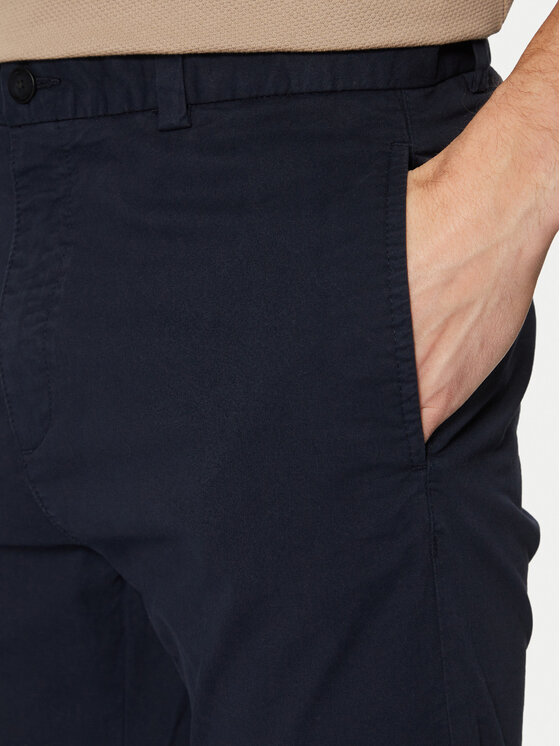HUGO HUGO Chinos kelnes 50530886 Tamsiai mėlyna Slim Fit