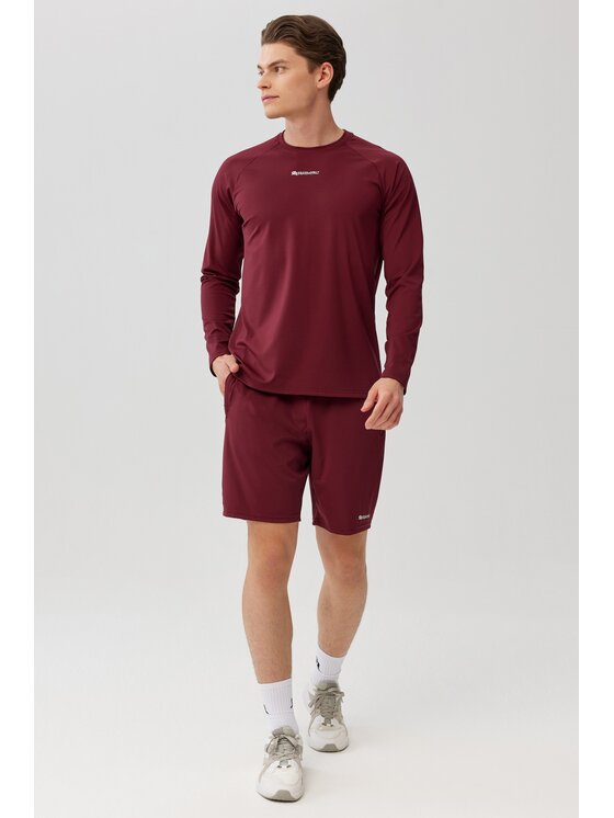 ROUGH RADICAL ROUGH RADICAL Koszulka techniczna PROOF TEE LS Bordowy Reglan Fit