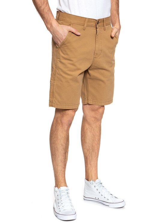 Lee Lee Pantaloncini di tessuto CARPENTER SHORT Marrone Regular Fit