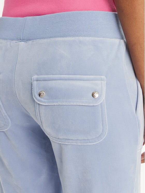 Juicy Couture Juicy Couture Pantaloni da tuta Layla JCSEBJ001 Celeste Flared Leg