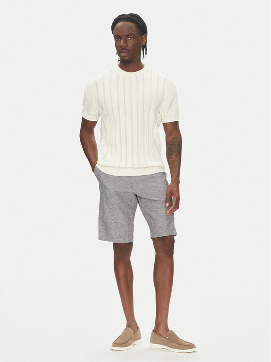 Lindbergh Lindbergh Светр 30-804115 Écru Slim Fit