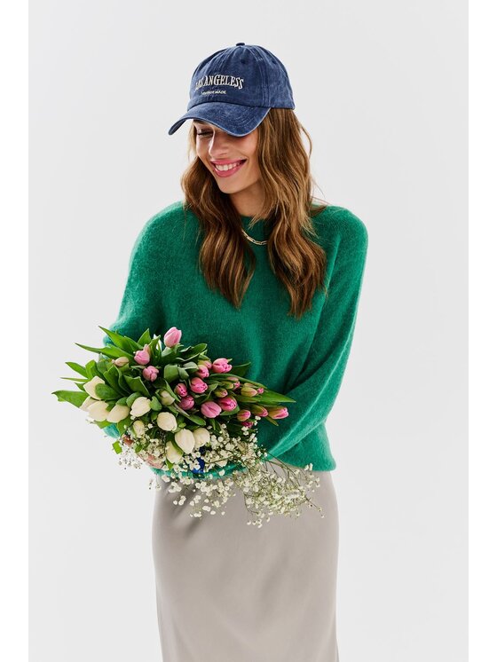 NAOKO NAOKO Sveter Eden Zelená Oversize