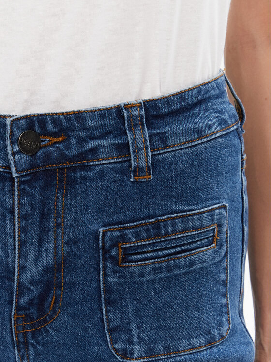 Silvian Heach Silvian Heach Džínsy GPP25275JE Tmavomodrá Regular Fit