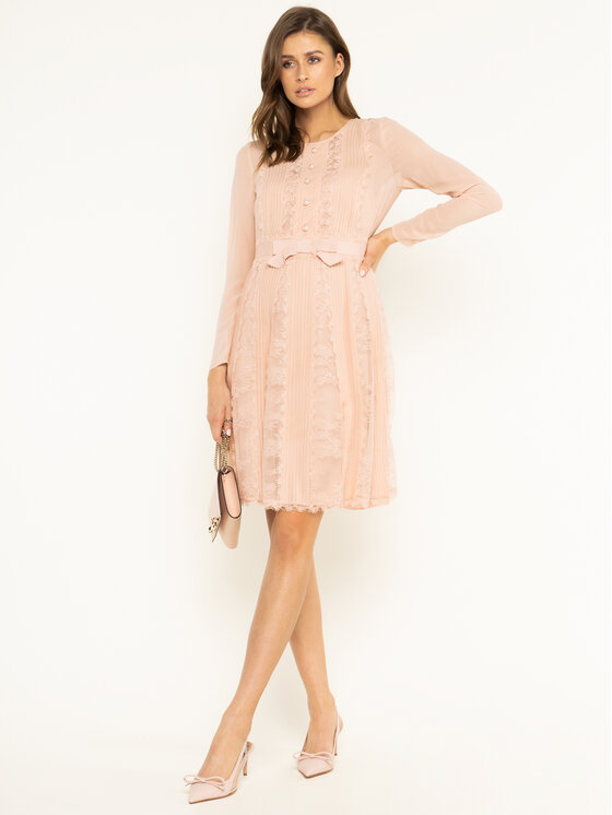 Luisa Spagnoli Luisa Spagnoli Úpletové šaty Pesco 536664 Růžová Regular Fit