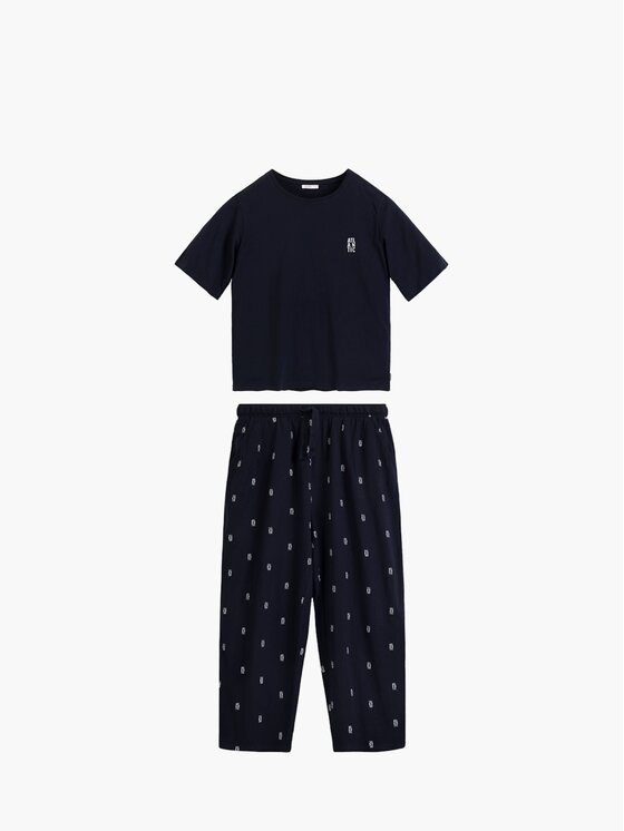Atlantic Atlantic Piżama ATL Granatowy Regular Fit