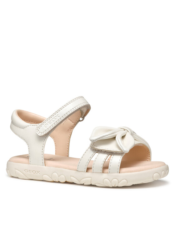 Geox Geox Sandali J Haiti J558ZA 000NF C1000 D Bianco