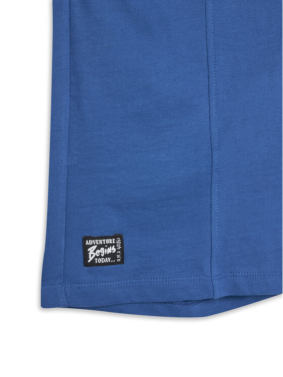 Original Marines Original Marines Komplet t-shirt i spodenki DFP4326YM Niebieski Regular Fit
