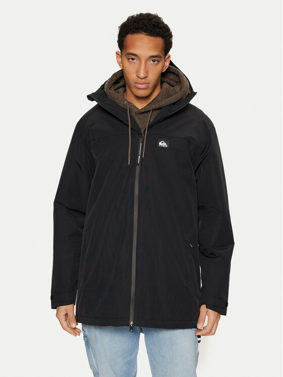 Quiksilver Parka Overcast 3K EQYJK04087 Črna Regular Fit