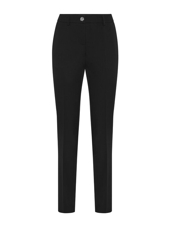 PHILIPP PLEIN PHILIPP PLEIN Spodnie materiałowe 9377 Czarny Regular Fit