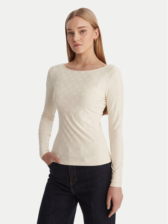 Guess Guess Palaidinė W6RP46 KA660 Écru Regular Fit