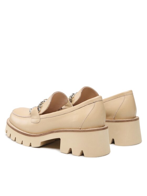 Eva Minge Eva Minge Loafers EM-48-13-001594 Μπεζ