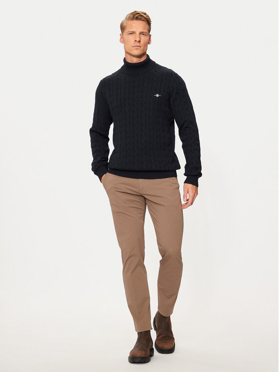 Gant Gant Dolčevita 8050607 Tamnoplava Regular Fit