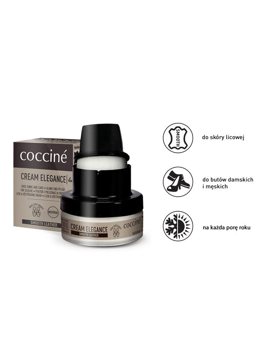 Coccine Coccine Krema za obutev Cream Elegance 55/26/50/02/Z/V7 Črna