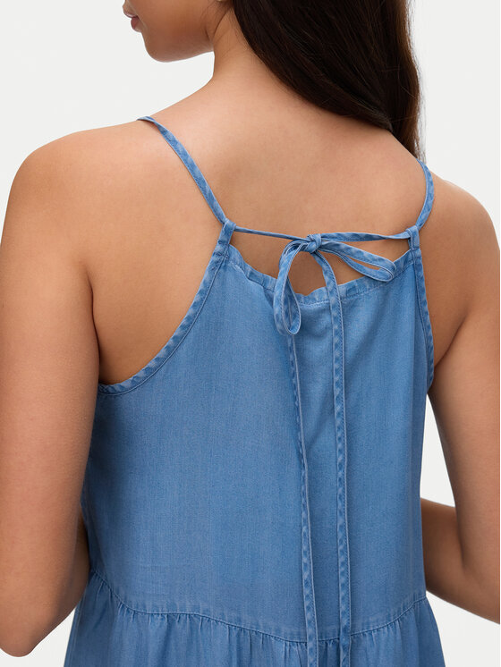 Vero Moda Vero Moda Nyári ruha Fleur 10326075 Kék Loose Fit
