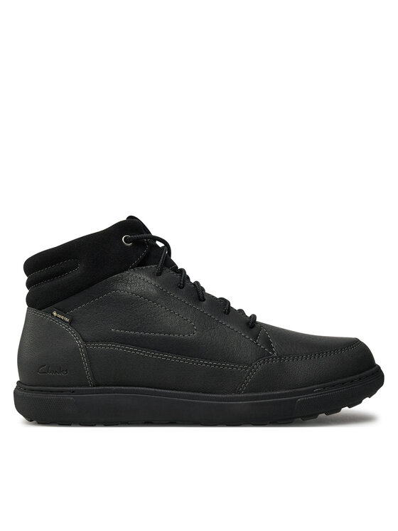 Clarks Šnurovacia obuv Mapstone Hi Gtx GORE-TEX 26180204 Čierna