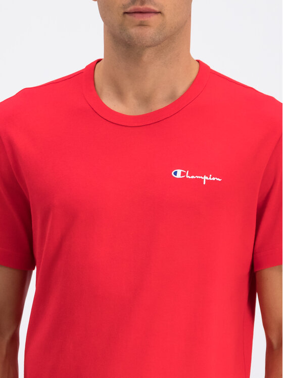 Champion T shirt 211985 Rosso Regular Fit Modivo