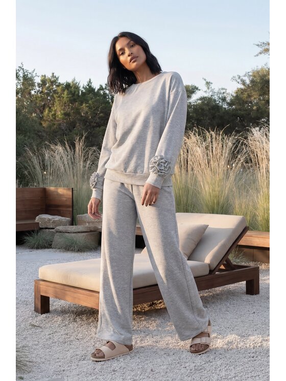 FIGL FIGL Φόρμα M1316 Γκρι Straight Fit