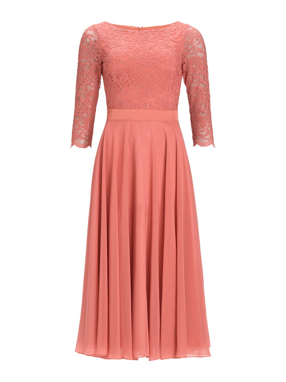Swing Swing Sukienka koktajlowa 77761710 Koralowy Regular Fit