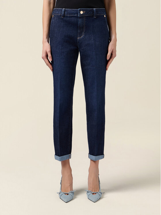 Oltre Oltre Jeans P492R209134N034 Blu Boy Fit