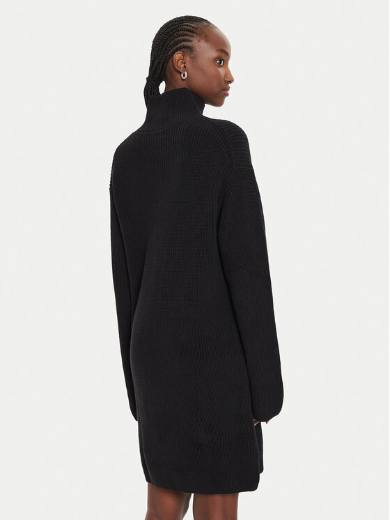 Calvin Klein Jeans Calvin Klein Jeans Трикотажна сукня Chunky J20J224662 Чорний Loose Fit