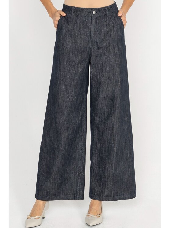 Deni Cler Milano Deni Cler Milano Jeansy W-DC-5277-D5-K1-58-1 Granatowy Loose Leg