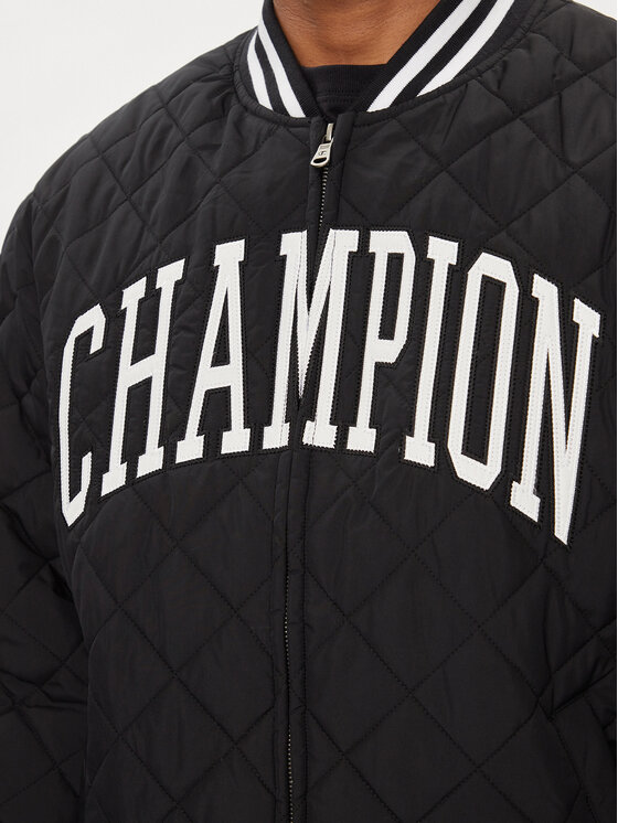 Champion Champion Μπόμπερ μπουφάν 219897 Μαύρο Regular Fit