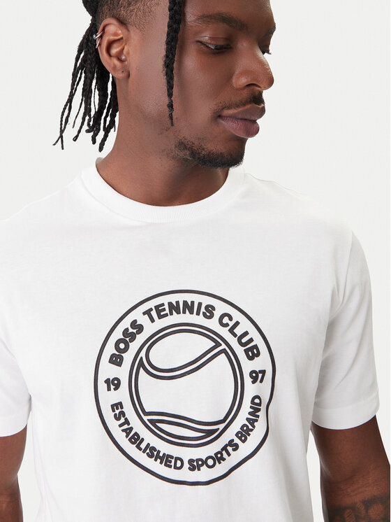 BOSS BOSS Tričko TS_Join Logo 50553648 Biela Regular Fit