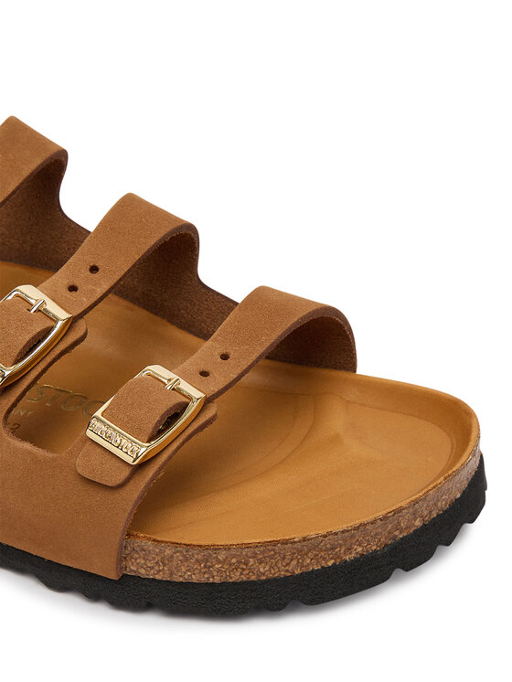 Birkenstock Birkenstock Papucs Florida Fresh Tonal Footbed 1031867 Barna