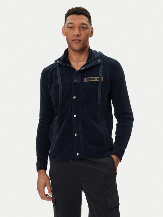 Aeronautica Militare Aeronautica Militare Pulóver 252MA1575UL00539 Sötétkék Regular Fit