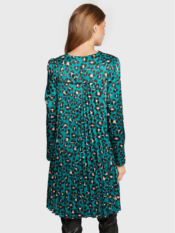 Nissa Nissa Sukienka codzienna RC13349 Zielony Regular Fit