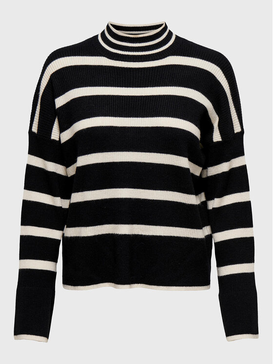 ONLY ONLY Sweter Libi 15259096 Czarny Regular Fit