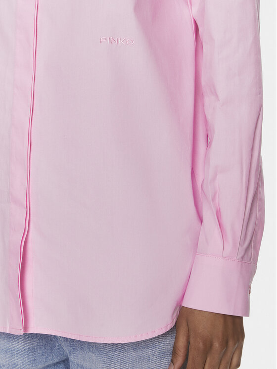 PINKO Pinko Hemd Bridport 100233 A19U Rosa Regular Fit