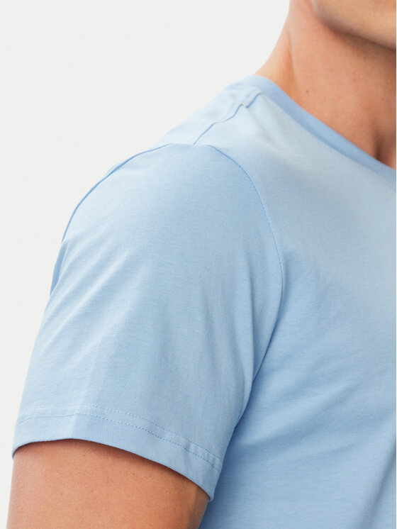Beverly Hills Polo Club Beverly Hills Polo Club T-särk P-SS26M-TS414000 Helesinine Regular Fit