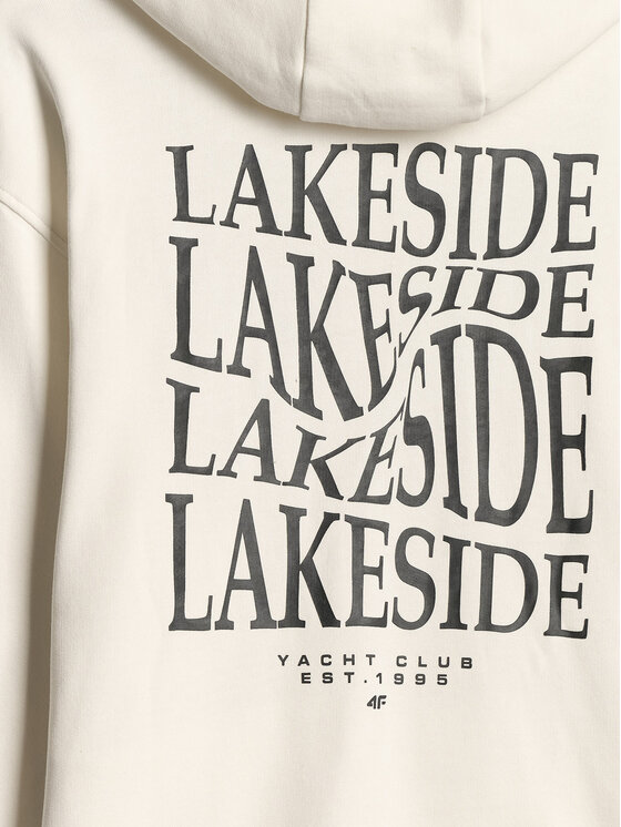 4F 4F Bluza LAKESIDE ESCAPE Biały Regular Fit