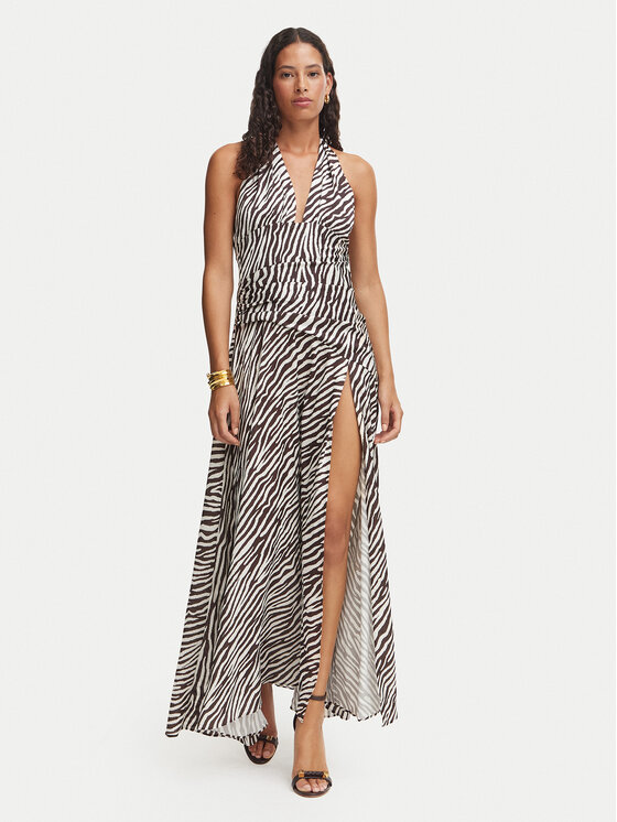 Bardot Bardot Φόρεμα κοκτέιλ Oskar  60529DB Καφέ A-Line Fit