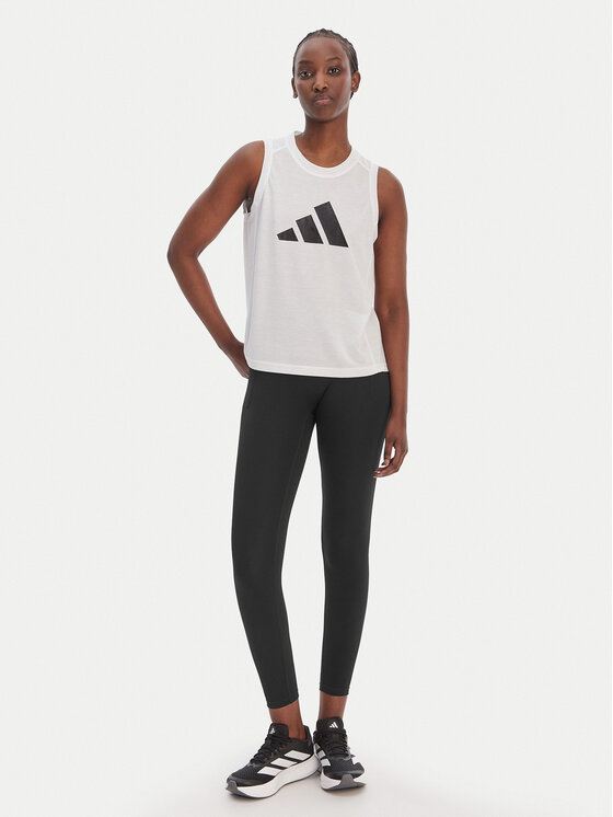 adidas adidas Tricou tehnic Train Essentials Big Logo IT0540 Alb Regular Fit