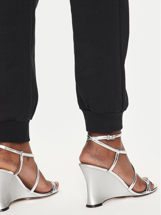 PINKO Pinko Spodnie dresowe Felpa 100371 A23C Czarny Regular Fit