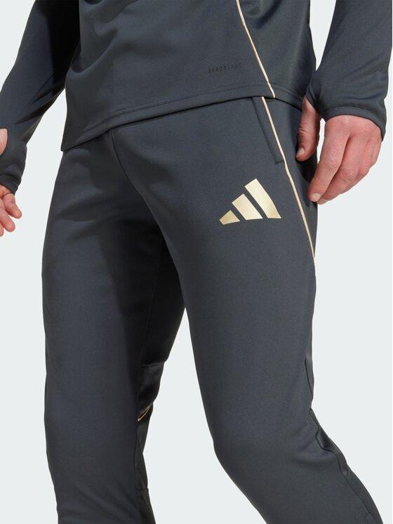 adidas adidas Spodnie dresowe Performance Olympique Lyonnais Tiro 25 Szary Slim Fit