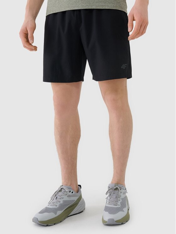 4F 4F Szorty sportowe 4FWSS26TFSHM1278-20S Czarny Regular Fit