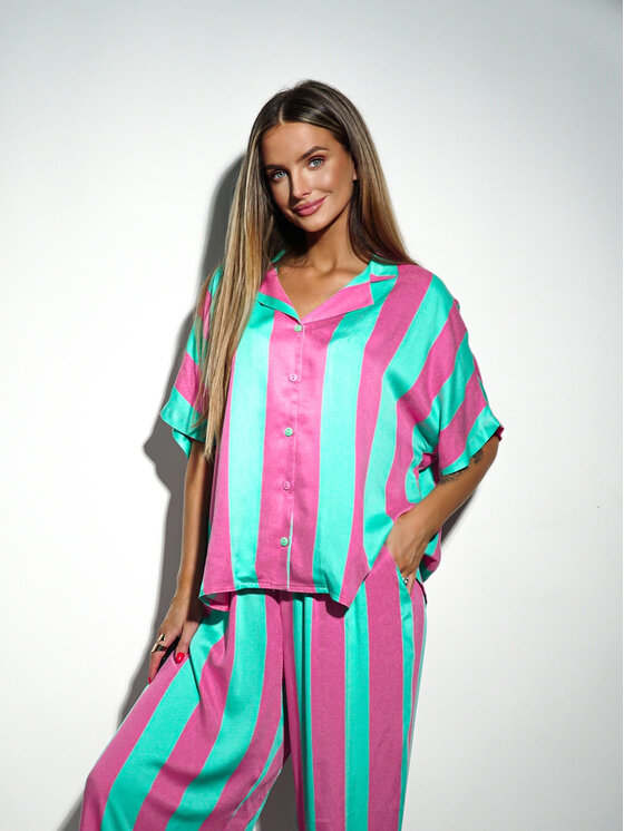 LilaLou LilaLou Pyžamo Gaby Zelená Regular Fit