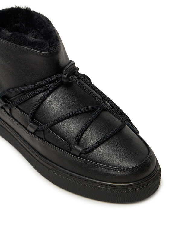 Inuikii Inuikii Μπότες Χιονιού Grape Low 05600-004 Μαύρο