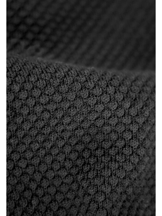 Volcano Volcano Sweter S-REMI Czarny Regular Fit