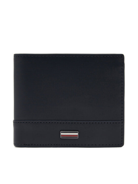 Portofel Mare pentru Bărbați Tommy Hilfiger Th Corp Cc Flap And Coin AM0AM13246 Bleumarin