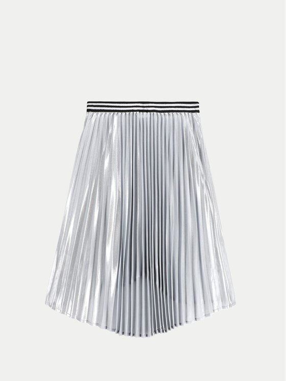 Coccodrillo Coccodrillo Plisēti svārki WC5124203CGJ Sudraba Regular Fit
