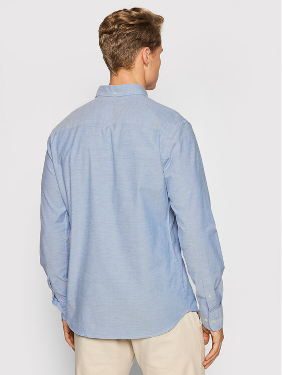 Jack & Jones Jack & Jones Marškiniai Brook Oxford 12192150 Mėlyna Slim Fit