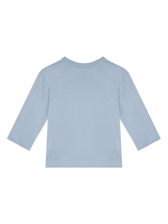 United Colors Of Benetton United Colors Of Benetton Bluzka 35RYG10K4 Błękitny Regular Fit