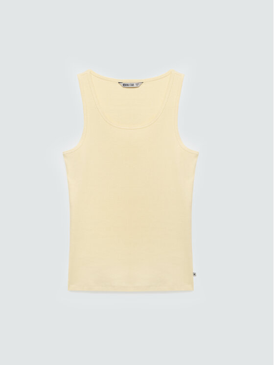 BIG STAR BIG STAR Top NORBICA Żółty Slim Fit